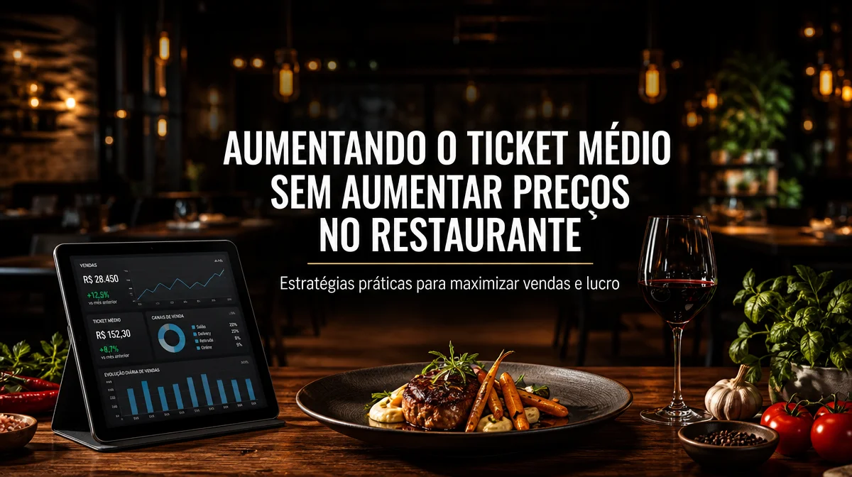 Aumentando o ticket médio sem aumentar preços no restaurante