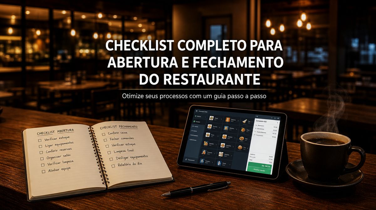 Checklist Completo para Abertura e Fechamento do Restaurante